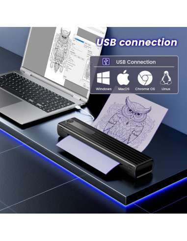 Impresora de Plantillas de Tatuaje COLORWING TP83 Inalámbrica