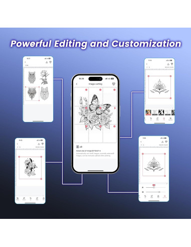 Impresora de Plantillas de Tatuaje COLORWING TP83 Inalámbrica