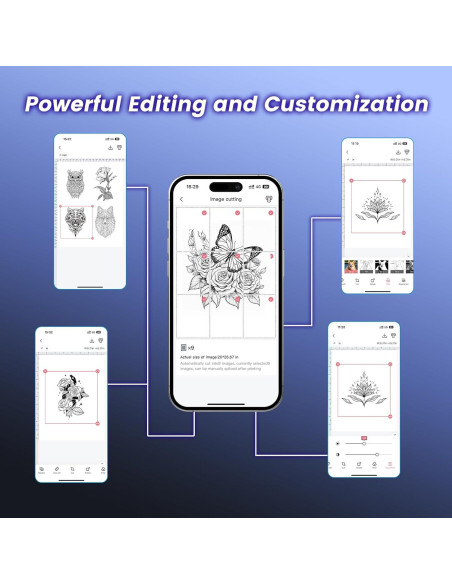 Impresora de Plantillas de Tatuaje COLORWING TP83 Inalámbrica