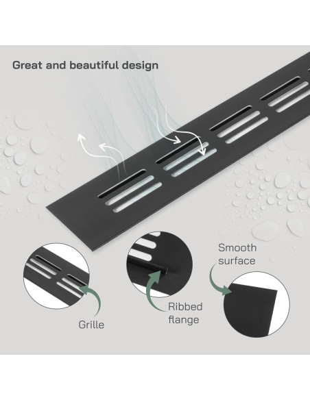 Rejilla de Ventilación Aluminio Marrón 30.48x3.81 cm Vent Systems Rejilla de Ventilación Aluminio Marrón 30.48x3.81 cm Vent Systems