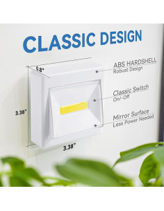 Luz de Interruptor LED Dream Master, 200 Lúmenes, Batería AAA 2