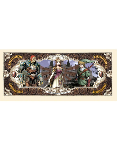 Billete coleccionable de 1 millón de dólares Legend of Zelda