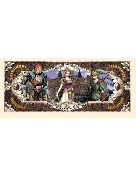 Billete coleccionable de 1 millón de dólares Legend of Zelda