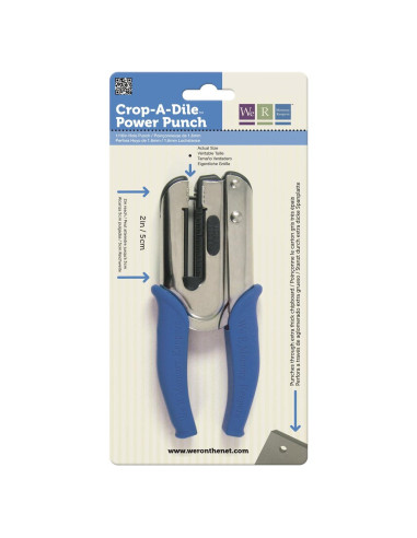 Crop-A-Dile Power Punch We R Memory Keepers 1/16" Azul