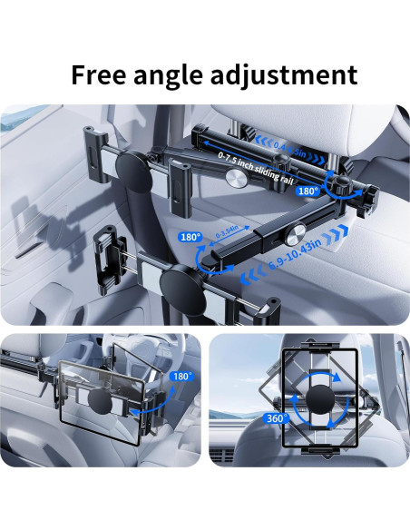 Soporte para Tablet de Coche NIFBANG T11 Magnético 4-13"