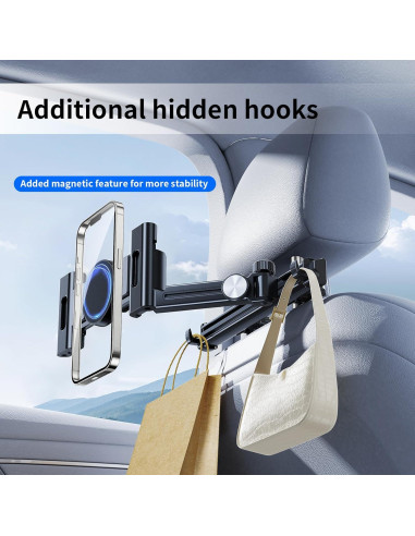 Soporte para Tablet de Coche NIFBANG T11 Magnético 4-13"