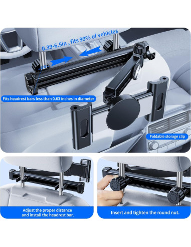 Soporte para Tablet de Coche NIFBANG T11 Magnético 4-13"