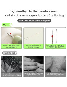 Enhebrador Automático de Agujas Xuvrir 2.0 con Desgarrador 2