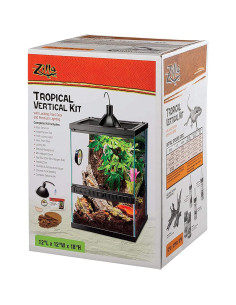 Terrario Vertical Zilla 30.48x30.48x45.72 cm para Reptiles 2