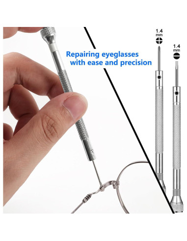 Kit de Reparación de Gafas Pfdhqs - Todo en Uno Compacto