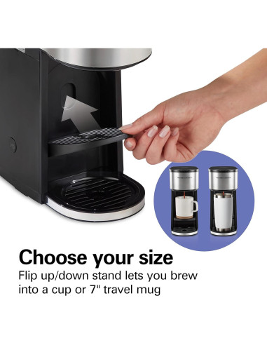 Cafetera Hamilton Beach Home Barista 7-en-1 6 Tazas Negra