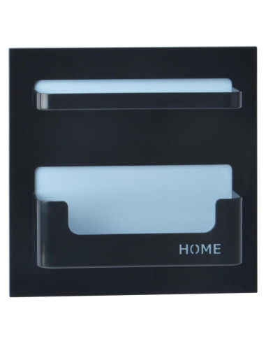 Estante Lateral Flotante JDYOOMI Negro 22.1x22.1 cm