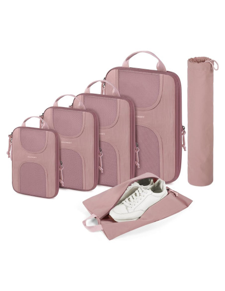 Set de 6 Cubos de Empaque BAGSMART para Viajes - Compresión