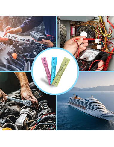 Kit de 50 Conectores de Termorretráctil LordandLand 22-10AWG