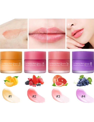 Mascarilla Labial Nocturna Tiejdhr Hidratante con Vitamina E 65g