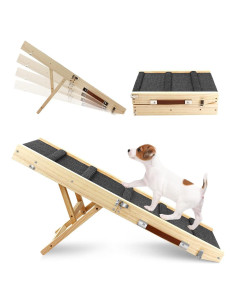 Rampa Ajustable para Perros NELTUEB 82.8 cm Antideslizante