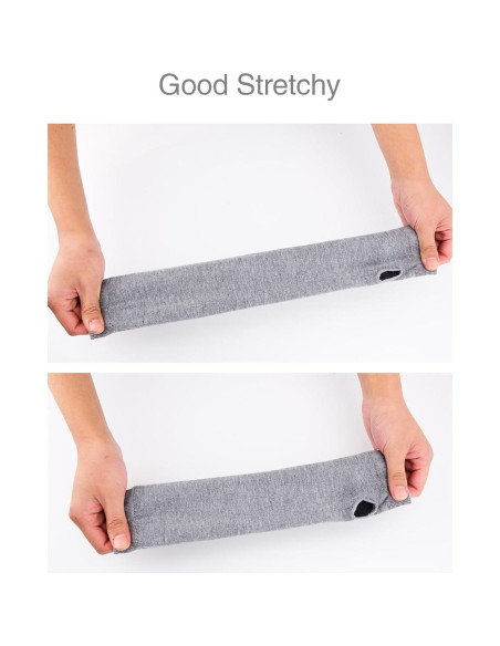 Guantes Largos Sin Dedos Bememo para Mujeres - 3 Pares Calentadores de Brazos