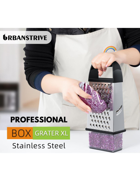 Rallador de Queso Urbanstrive Acero Inoxidable 30.9 cm