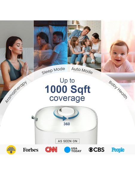 Humidificador Ultrasónico MIKO Breeze 3L para Habitaciones Grandes