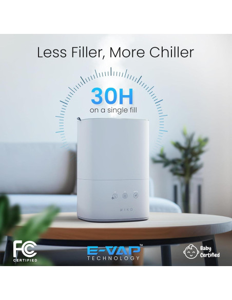 Humidificador Ultrasónico MIKO Breeze 3L para Habitaciones Grandes