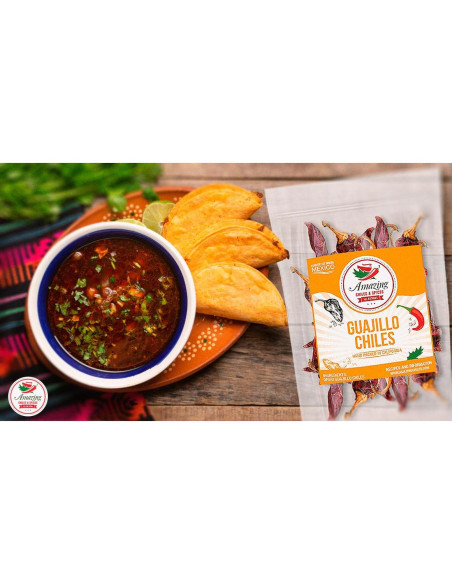 Chiles Guajillo Secos 113.4 g Amazing Chiles & Spices - Sabor Suave