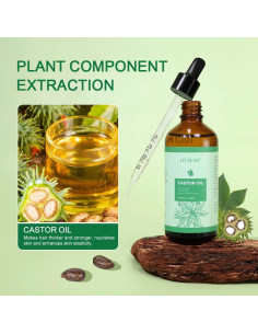 Aceite de Ricino Puro Liyalan 100 ml Prensado en Frío 2