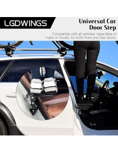 Escalón Plegable para Coche LGDWINGS 181 kg Antideslizante 2