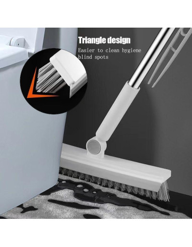 Cepillo de Fregado 3 en 1 YSDSDAKA Ajustable 145 cm Azul