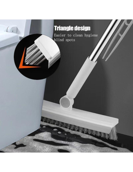 Cepillo de Fregado 3 en 1 YSDSDAKA Ajustable 145 cm Azul