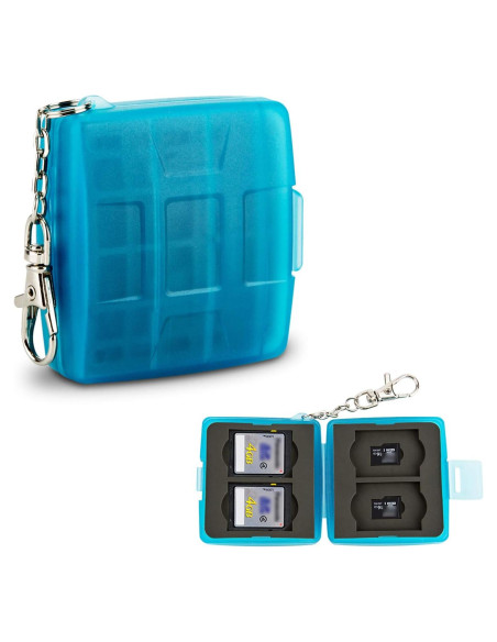 Estuche para Tarjetas de Memoria Jinjiacheng MC-11B Azul 8 Ranuras
