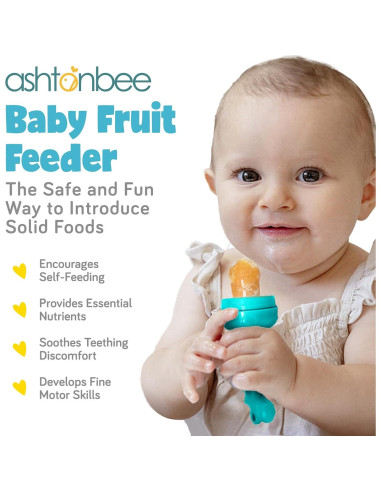 Extractor de Frutas para Bebés Ashtonbee - Silicona Grado Alimenticio