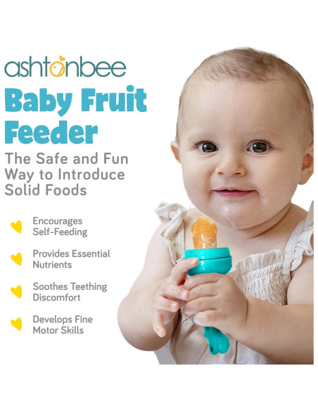 Extractor de Frutas para Bebés Ashtonbee - Silicona Grado Alimenticio Extractor de Frutas para Bebés Ashtonbee - Silicona Grado Alimenticio
