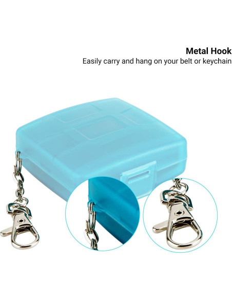 Estuche para Tarjetas de Memoria Jinjiacheng MC-11B Azul 8 Ranuras