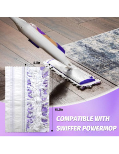 Recargas de almohadillas desechables Power Mop 5 Paquete 2