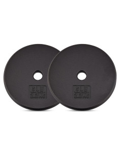 Placas de Peso de Hierro Fundido Yes4All 2x2.27kg 1"