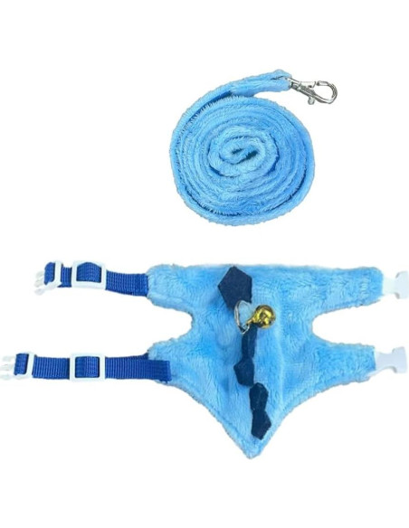 Arnés Chaleco para Mascotas Pequeñas MQQYLBHDS Dinosaurio Azul