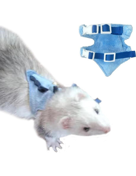 Arnés Chaleco para Mascotas Pequeñas MQQYLBHDS Dinosaurio Azul