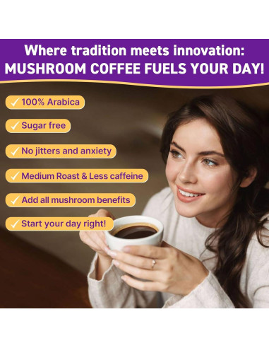 Café de Hongo Orgánico Syokupoe 150g - 11 Hongos + 8 Adaptógenos