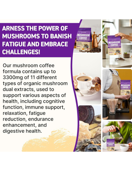 Café de Hongo Orgánico Syokupoe 150g - 11 Hongos + 8 Adaptógenos