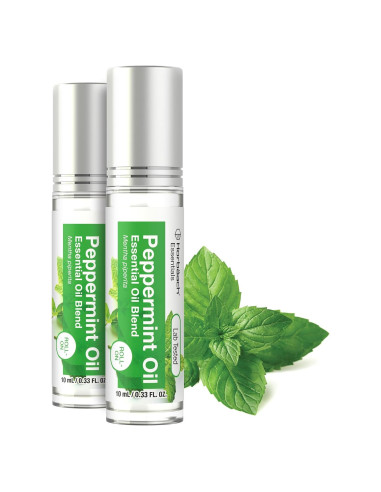 Aceite Esencial de Menta Roll-On Horbach 9.8 ml x2