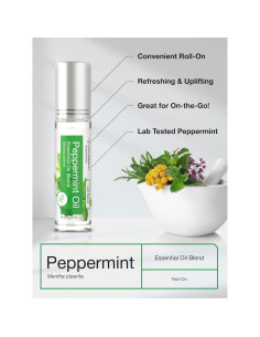 Aceite Esencial de Menta Roll-On Horbach 9.8 ml x2 2