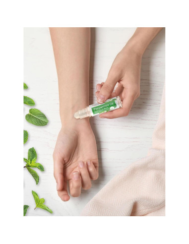 Aceite Esencial de Menta Roll-On Horbach 9.8 ml x2