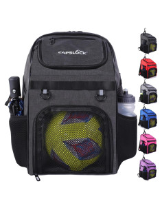 Mochila de Fútbol CapsLock Bask-001 con Compartimento para Botas