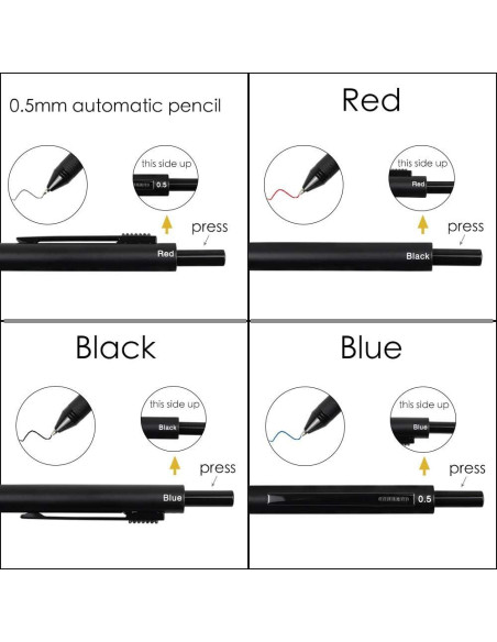 Bolígrafo Multifuncional 4 en 1 SMTTW con Lápiz 0.5mm