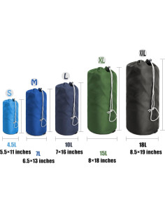 BeeGreen Bolsa de Almacenamiento 5 Piezas con Cierre de Cordón 2