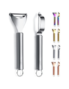 Juego de 2 Peladores de Verduras Kyraton Acero Inoxidable