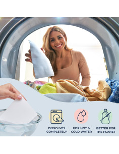 Hojas de detergente hipoalergénico Miss Mouth's - 60 cargas 2