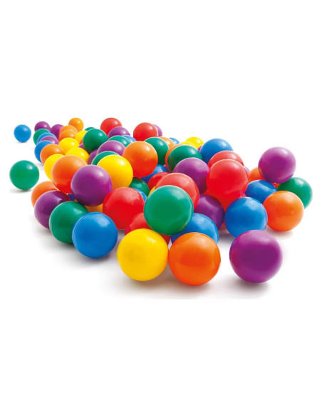 Conjunto de 100 Pelotas de Colores Intex Fun Ballz