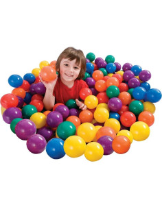 Conjunto de 100 Pelotas de Colores Intex Fun Ballz 2