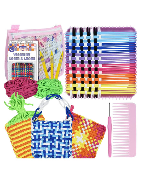 Kit de Telar Artcome con 400 Bucles de Tejido y Accesorios
